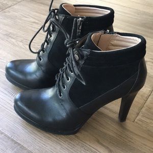French Connection Lace Up Booties
